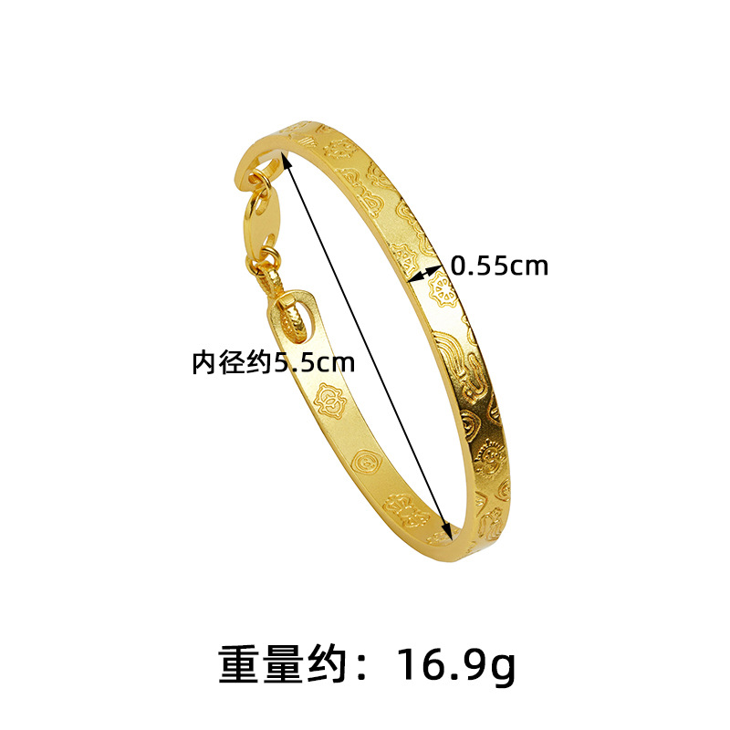 Nuevos productos de pulsera de oro Guofasha, guomiao