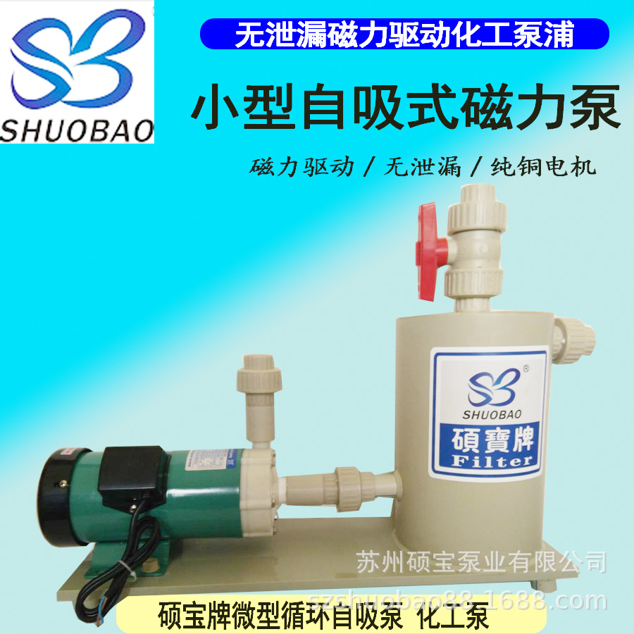 硕宝农田小型自吸泵220V单相微型自吸式磁力泵微型自吸式磁力泵