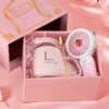 Fuchsia air fan, set