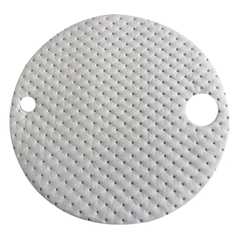 55cm de diámetro blanco gris amarillo aceite de succión de aceite de tambor almohadilla química a prueba de fugas tipo común