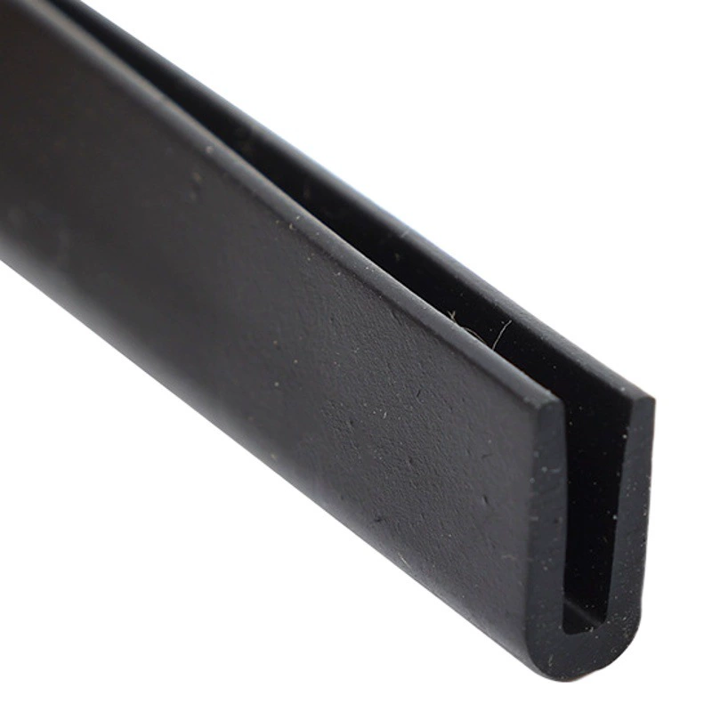 U-образная резиновая лента для края слота для карт, резиновая полоса, стальная пластина, зажимная полоса, стеклянная вставка для предотвращения столкновений, защитное уплотнение края, U-образная полоса