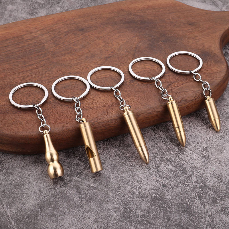 Pure Brass simulation bullet model ear pick chicken eating peripheral model stall hot selling bullet portable keychain Pure Brass simulation bullet model ear pick chicken eating peripheral model stall hot selling bullet portable keychain