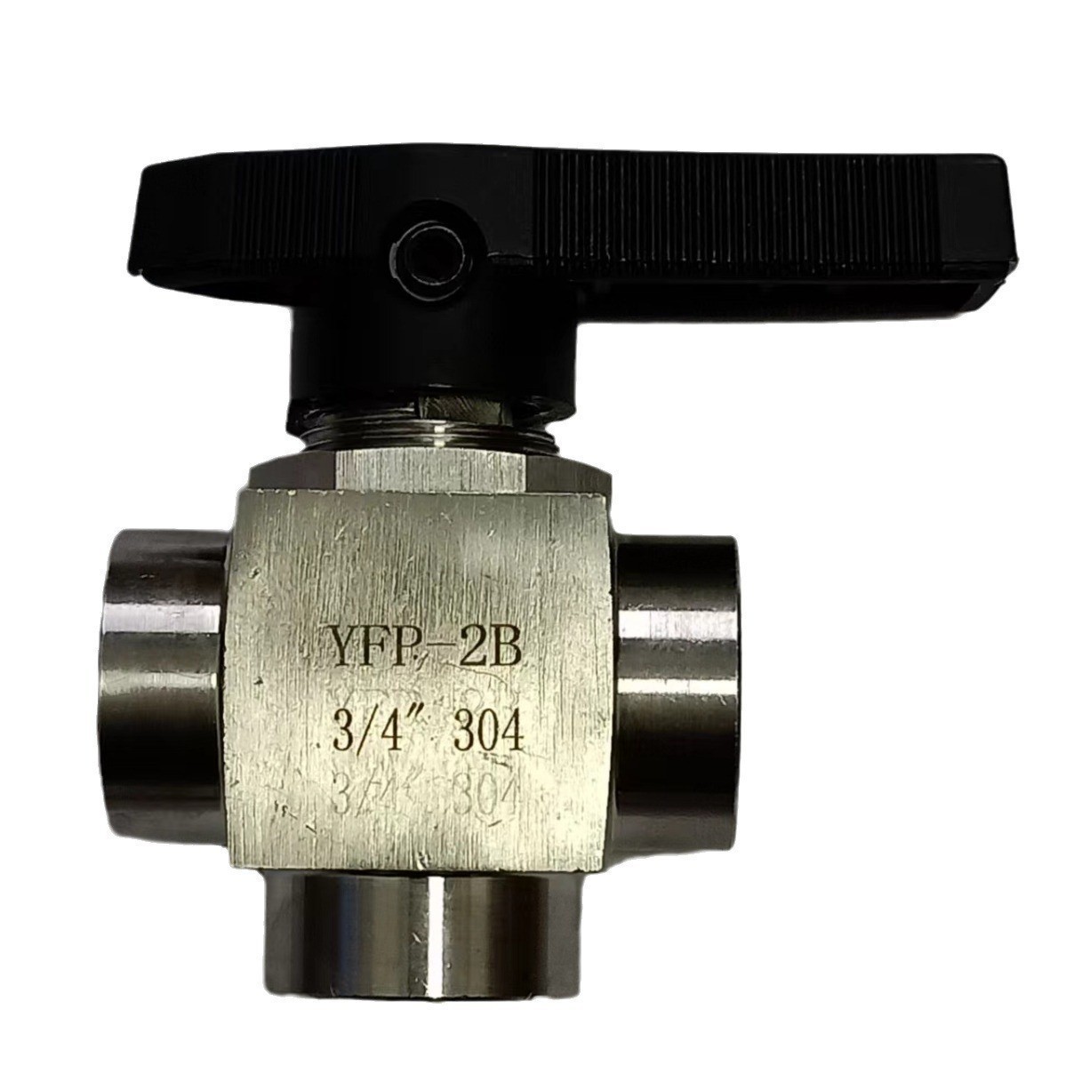 厂家直营不锈钢仿美内螺纹三通球阀仪表阀Q14SA-6.4内丝全通径