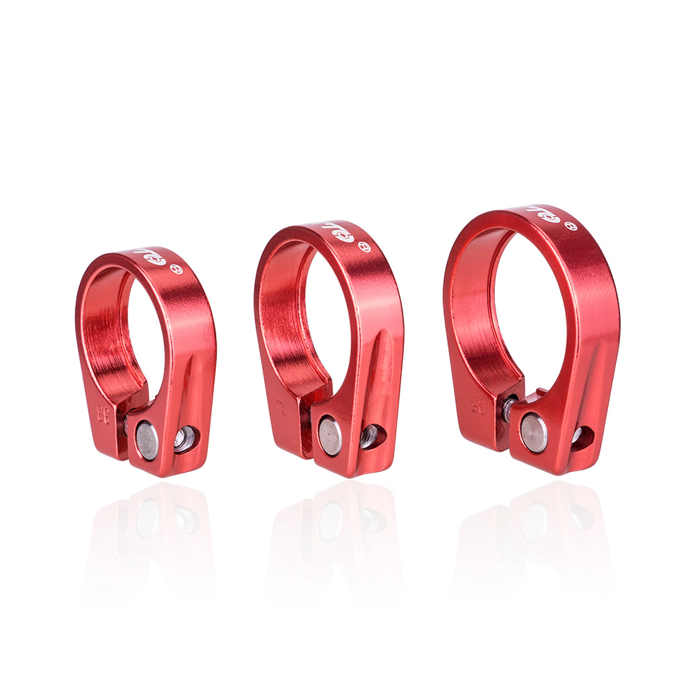 ZTTO 28.6 31.8 34.9 Bicicleta de carretera de montaña muerta bloqueo de poste de asiento clip de tubo de asiento bloqueo de poste de asiento