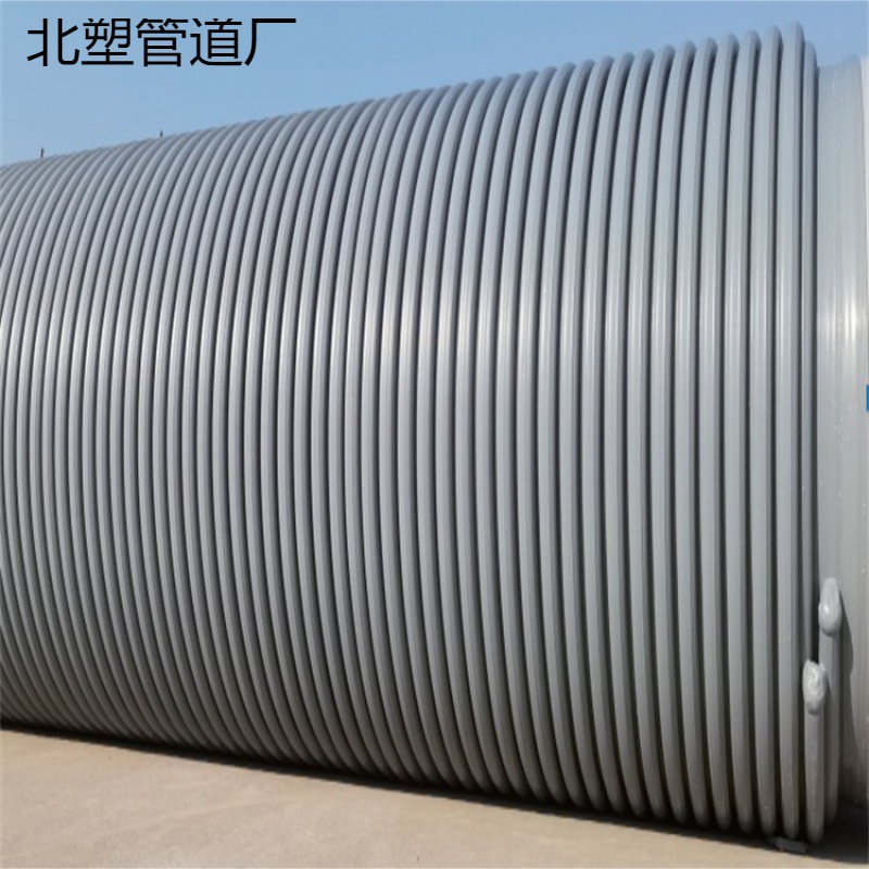 日丰HMPP缠绕结构壁管市政工程建设大口径排污管壁B型克拉管PP管