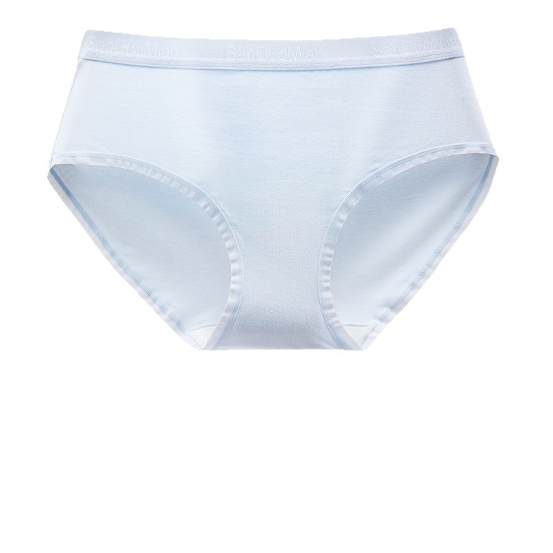 Ropa interior mujer verano delgado 10A entrepierna alargada niña algodón clase A algodón puro sin costuras sin clip cadera pantalones cortos triangulares para mujer