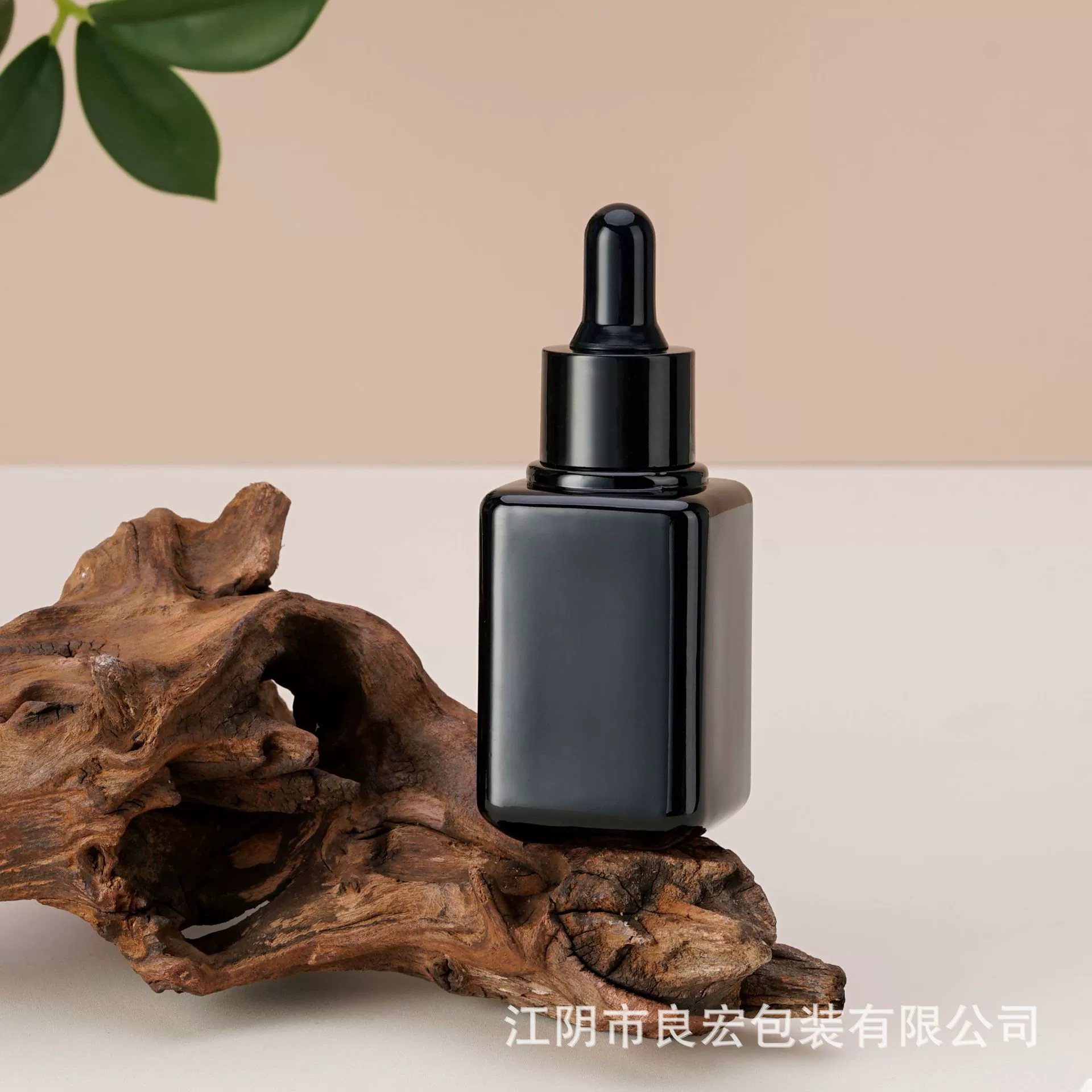 Спотовая поставка 30ml спрей черный квадр стеклянная бутылка эссяное масло для наполнения бутылка-капельница для бутылки с толстым дном эссета