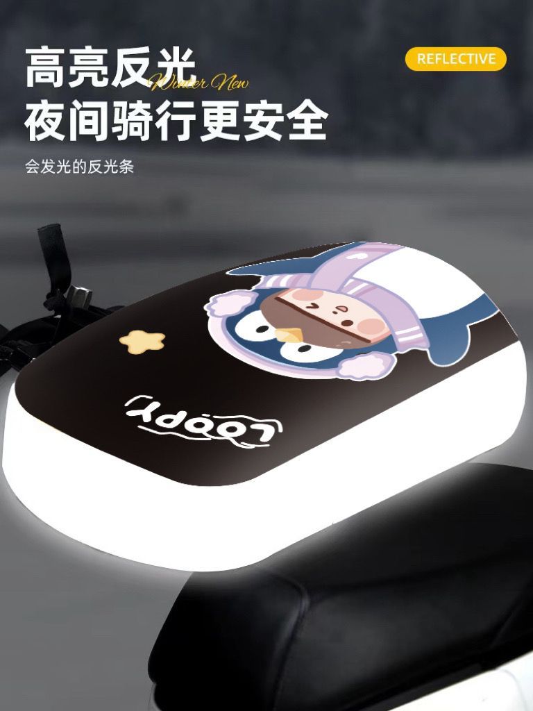 Winter Electric Vehicle Warm Thick Windproof Gloves Riding Waterproof Handlebar Cover Motorcycle Fleece