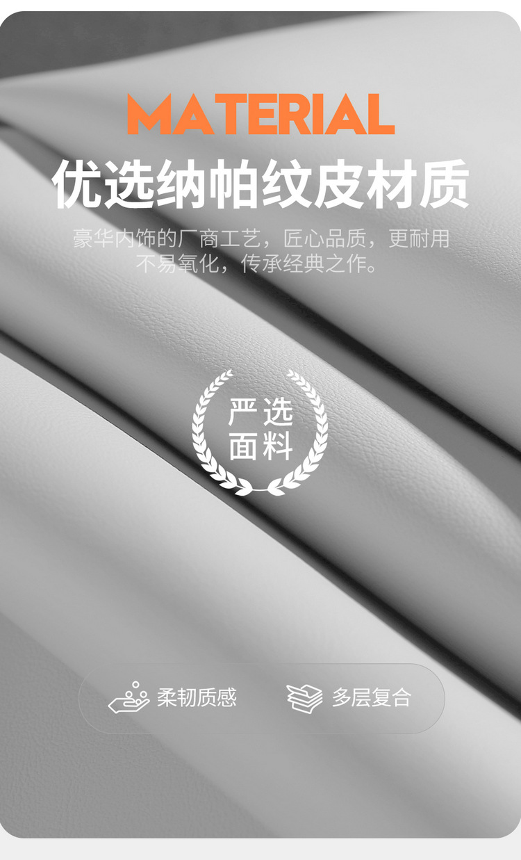 Xiaopeng MONA L03 Special Car Seat Cover, All-Season Universal Full-Coverage Cushion, Leather Breathable Perforated Seat Cover