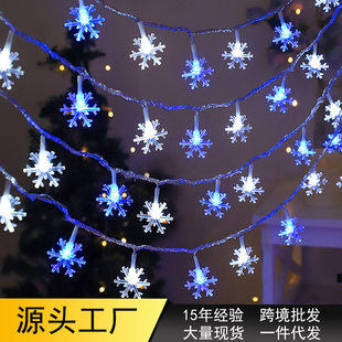 (Cross-border trading), LED Christmas hanging lights, with snowflakes