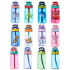 Street handheld cartoon sports bottle for elementary school students for traveling, summer children's plastic glass, internet celebrity, wholesale