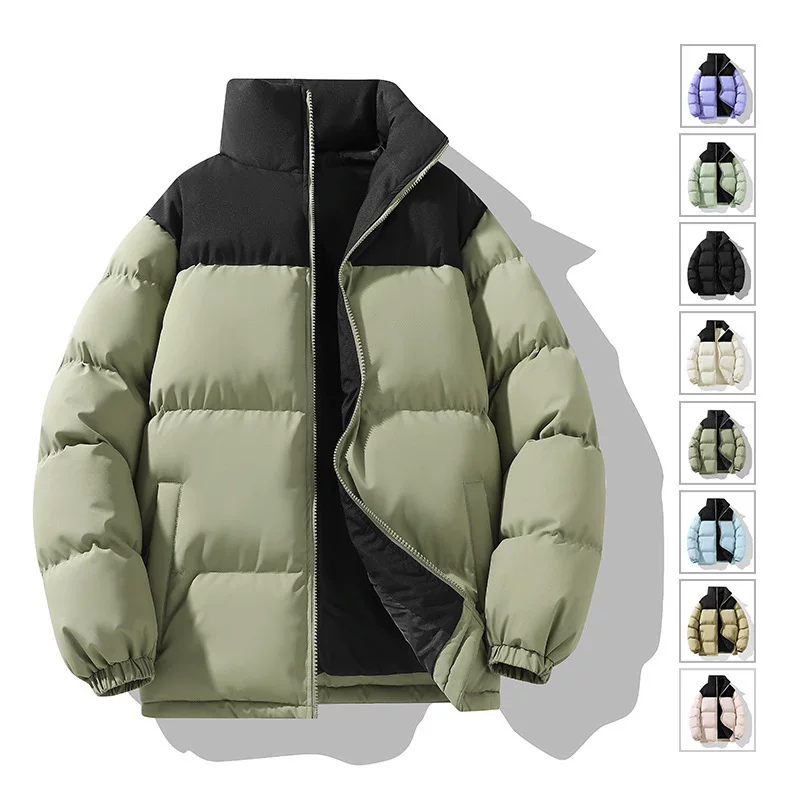 Демисезонный модный пуховик для leisure, свободный крой, oversize