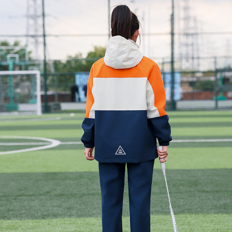 겨울 교복 중학교 초등학교 학생들의 충전 옷 세트 탈착식 3 대 1 고등학교 학생들의 수업 옷 그룹 옷