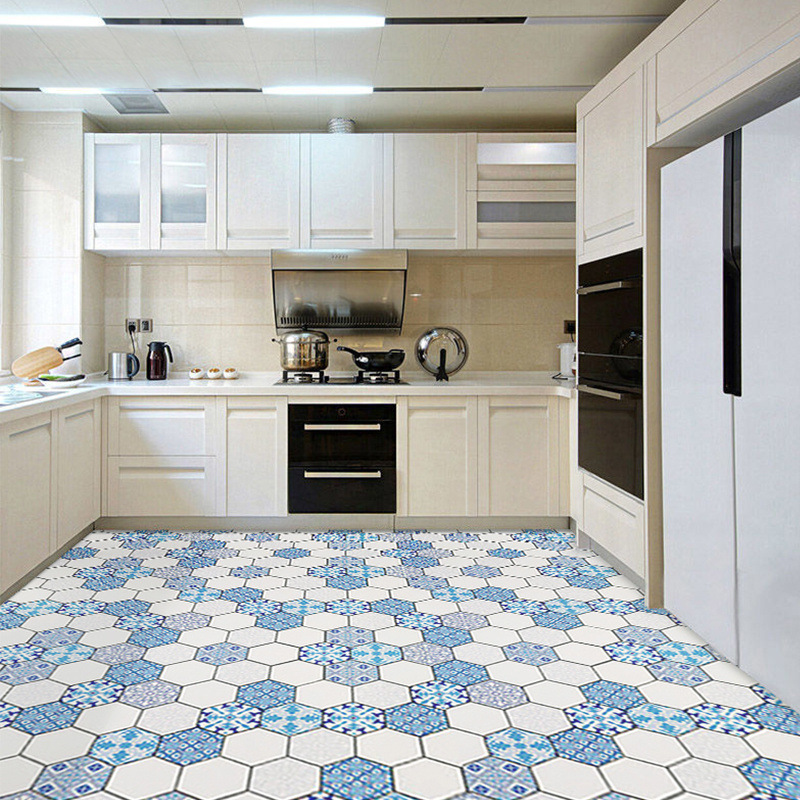 Pegatinas gruesas para el suelo del baño, pegatinas para el baño, la cocina y el dormitorio, pegatinas autoadhesivas para el suelo del inodoro, venta al por mayor de fábrica image 18