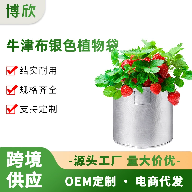 Производители напрямую поставляют клубничный картофель Оксфордская ткань серебряный мешок для растений фруктовый сад
