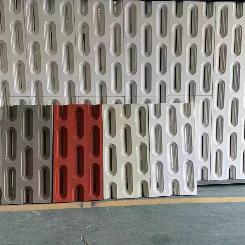 Pu Arco de Triunfo Red de celebridades Componentes de cemento pu Ladrillos huecos Piedra cultural ligera Cigarrillo de nueve cuadrados hueco Decoración de partición de doble cara