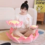 造型毛绒花朵莲花屁垫