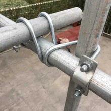 固定管卡件扣十字32件工地钢管建筑施工紧固配件扣铁管连接型栏杆