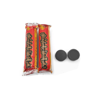 Round incense carbon hooksmoke carbon aromatherapy carbon combustible carbon quick-burning carbon moxibustion ignition carbon smokeless carbon combustible carbon Wood Carbon