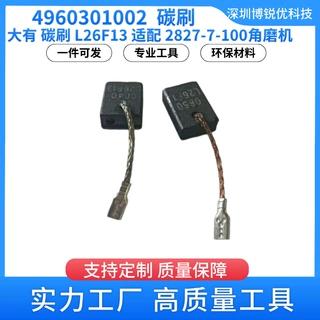 5*11*16电动工具碳刷L26F13 4960301002大有2827-7-100角磨机配件