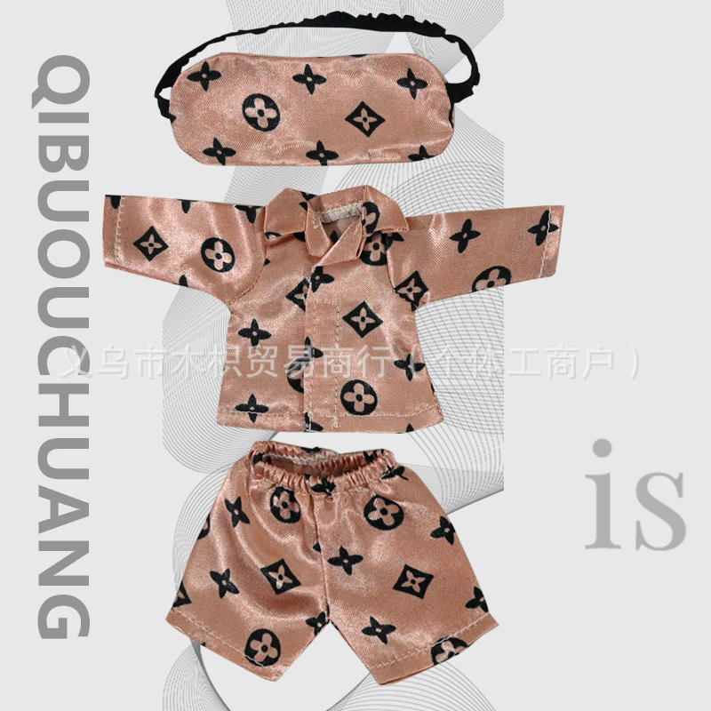 zsiga可动人偶娃衣 棉花娃娃bjd可动玩偶衣服 嘎子姐睡衣套装|undefined