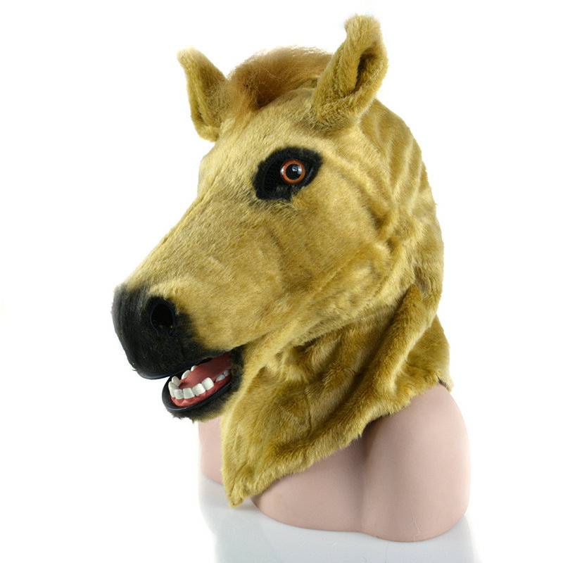 Máscara de cabeza de animal de cara completa Lobo Oso conejo León leopardo fotografía bola rendimiento máscara de película fabricante