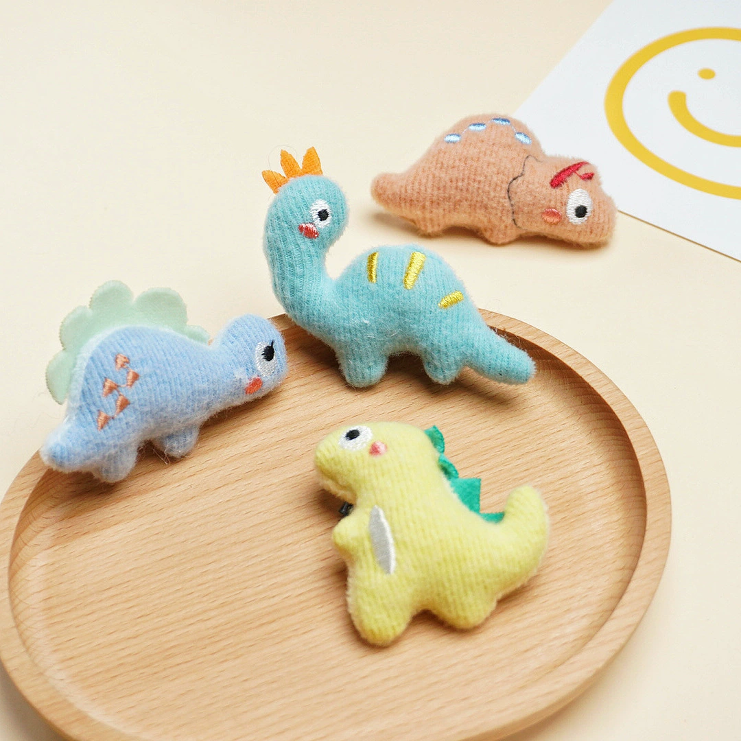 Мультфильм милый маленький динозавр животных брошь кукла одежда аксессуары сумка декоративные тапочки носки перчатки аксессуары