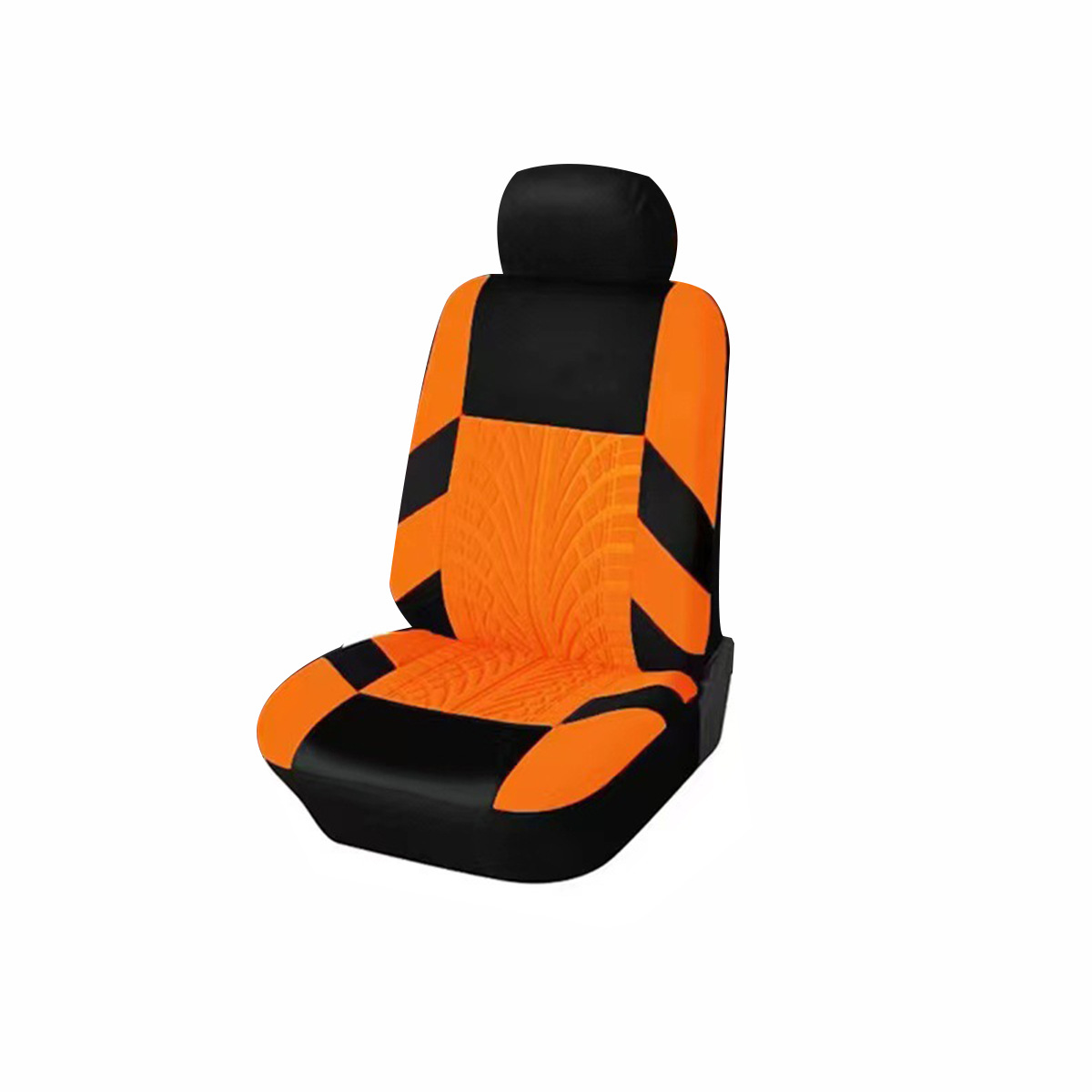 Source Manufacturer 3D Tire Pattern Embossed Car Seat Cover Set of 9 Pieces with Detachable Headrest and Front and Rear Seat Protectors