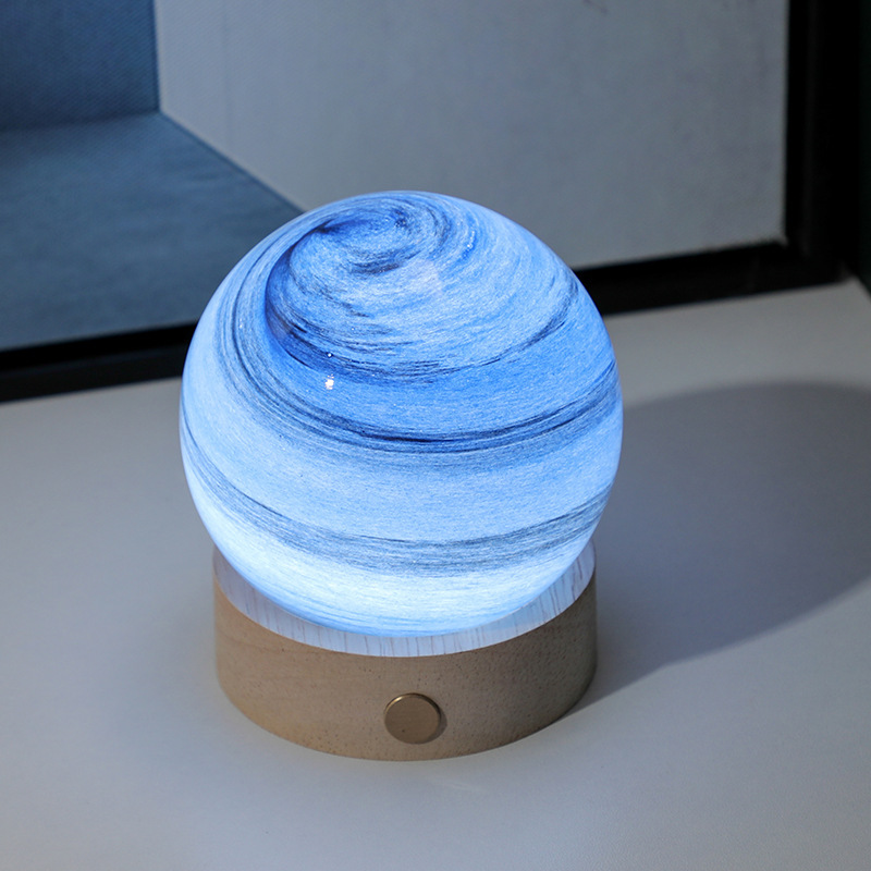 跨境星空灯月球宇宙小夜灯星球台灯小行星氛围灯桌面摆件生日礼物|undefined