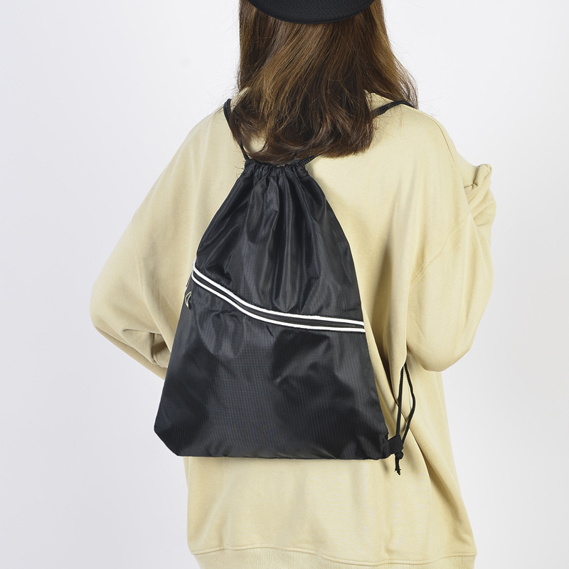 韩版束口袋涤纶布袋定背包袋束口袋广告鞋袋双肩抽绳男女瑜伽包