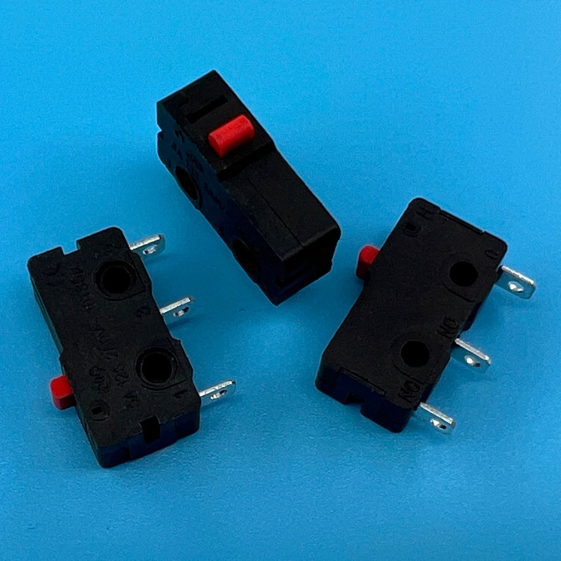 Switching Microelectromechanical Devices Three-Pin Dual-Actuation Travel High-Quality Plug-in Strip Welding Medium-Sized Microswitch Manufacturer Supply