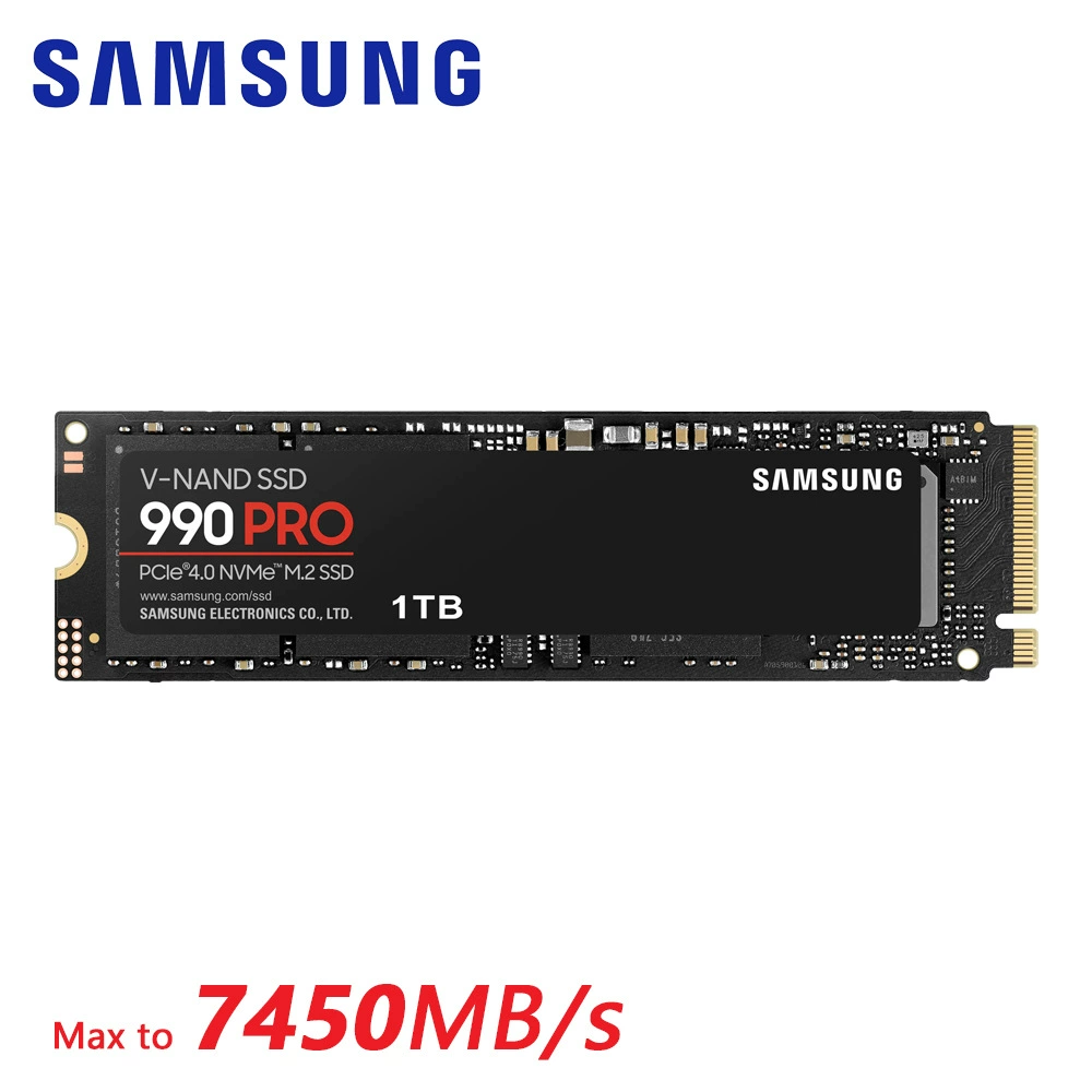 Solid State Drive (Samsung) 990 PRO, M.2 NVMe SSD, 1 TB / 2 TB / 4 TB