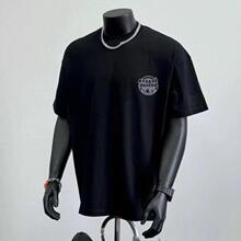 轻奢痞帅~大牌清仓美式高街复古短袖t恤男ins潮痞帅圆领半袖上衣