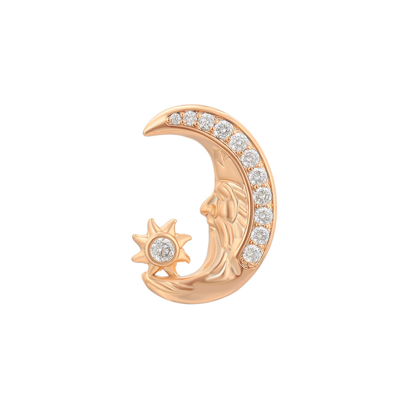 Xuping joyería nicho transfronterizo retro viento luna colgante de aleación de cobre chapado 18k colgante colgante al por mayor mujer