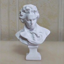 7cm音乐家贝多芬迷你小树脂仿石膏头像欧式人物手办摆件美术用品