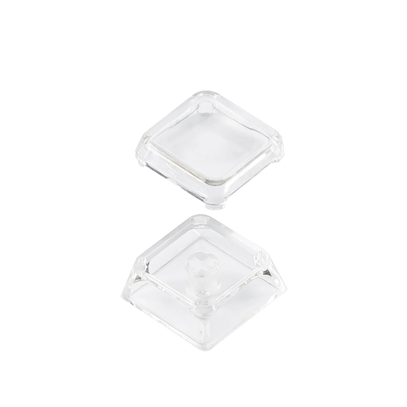 Xda Height Upper and Lower Caps Pc Transparent Material Glossy Mx Cross Chrysanthemum Mouth DIY Mechanical Keyboard Keycaps