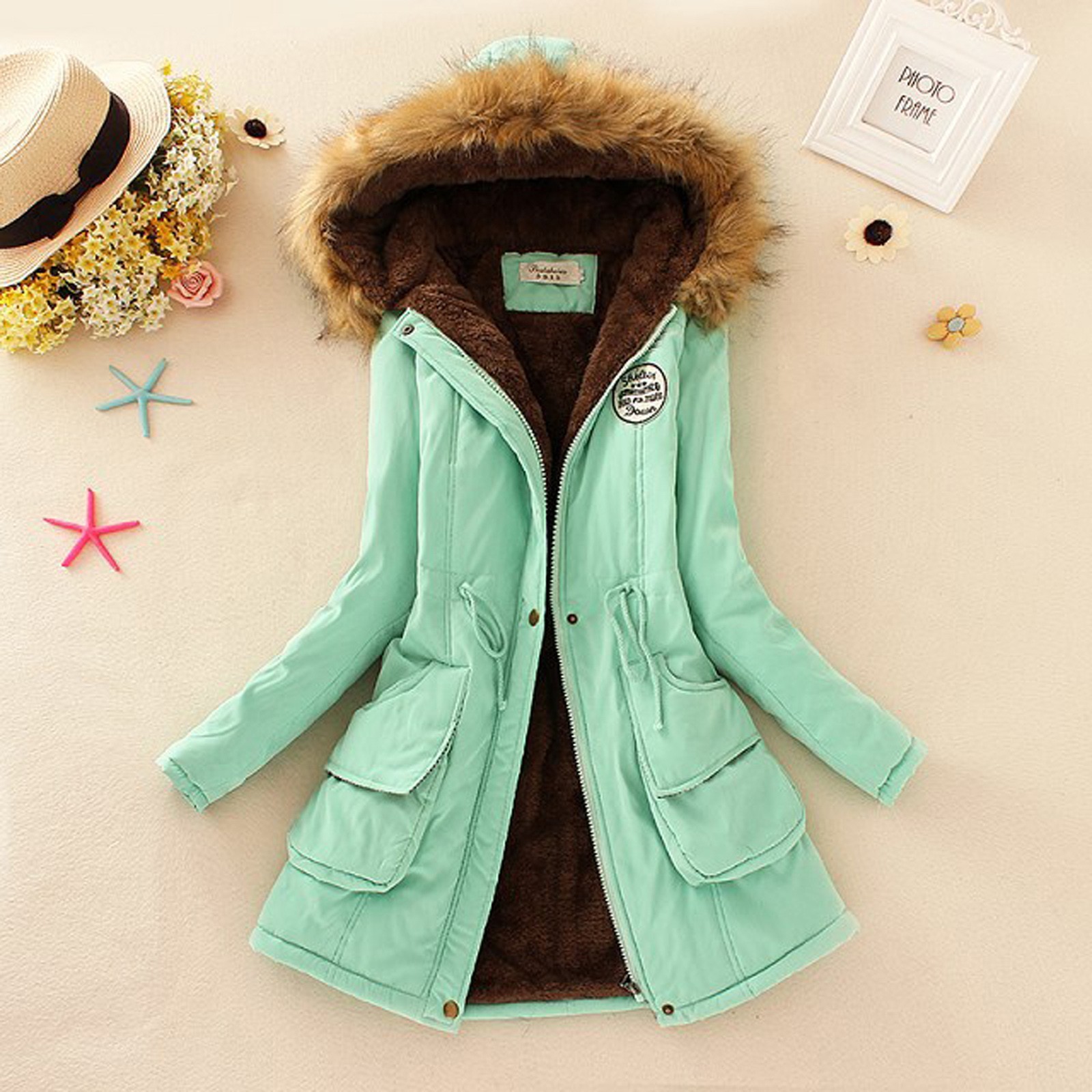 Chaqueta de invierno de gran tamaño para mujer – abrigo cálido y elegante de temporada