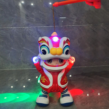 元宵节龙灯笼电动舞狮会跳舞灯光音乐手提灯笼玩具儿童新年礼王之