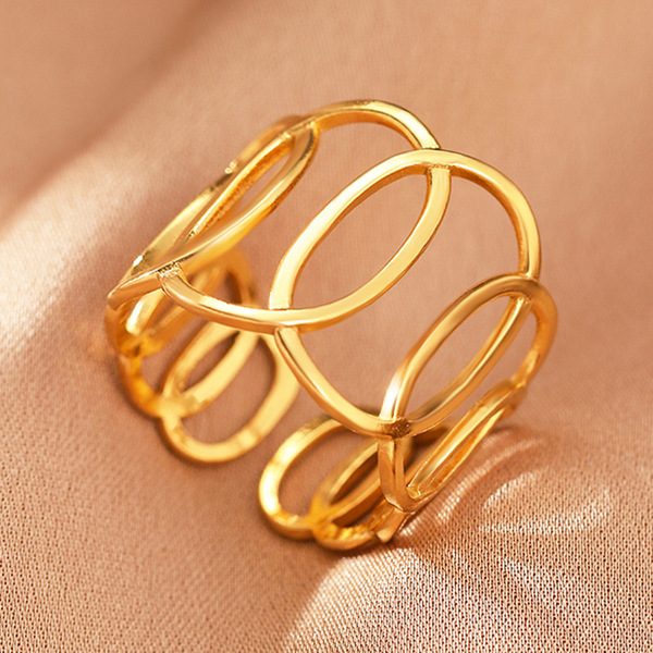 one size ring stainless steel hip-hop style