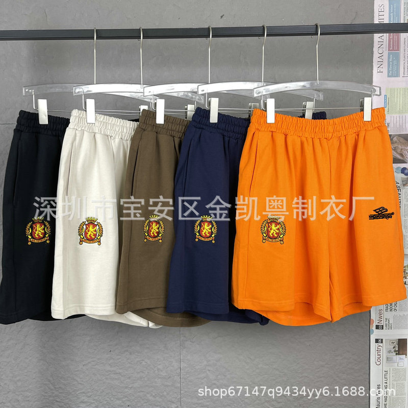 Paris B Brand Authentic Version Cross-Border Summer Manchester United Embroidered Retro Casual Football Shorts for Men and Women, One-Piece Dropshipping Paris B Brand Authentic Version Cross-Border Summer Manchester United Embroidered Retro Casual Football Shorts for Men and Women, One-Piece Dropshipping