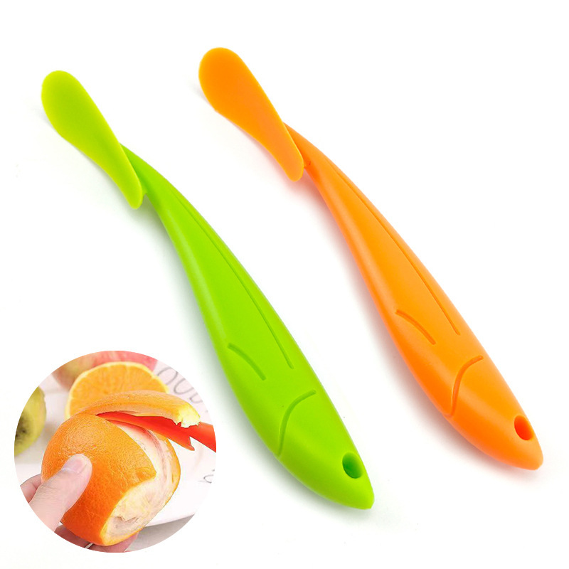 プラスチック果物皮むき器柚子皮むきオレンジ神器家庭用オレンジ皮むきナイフ皮むき器|undefined