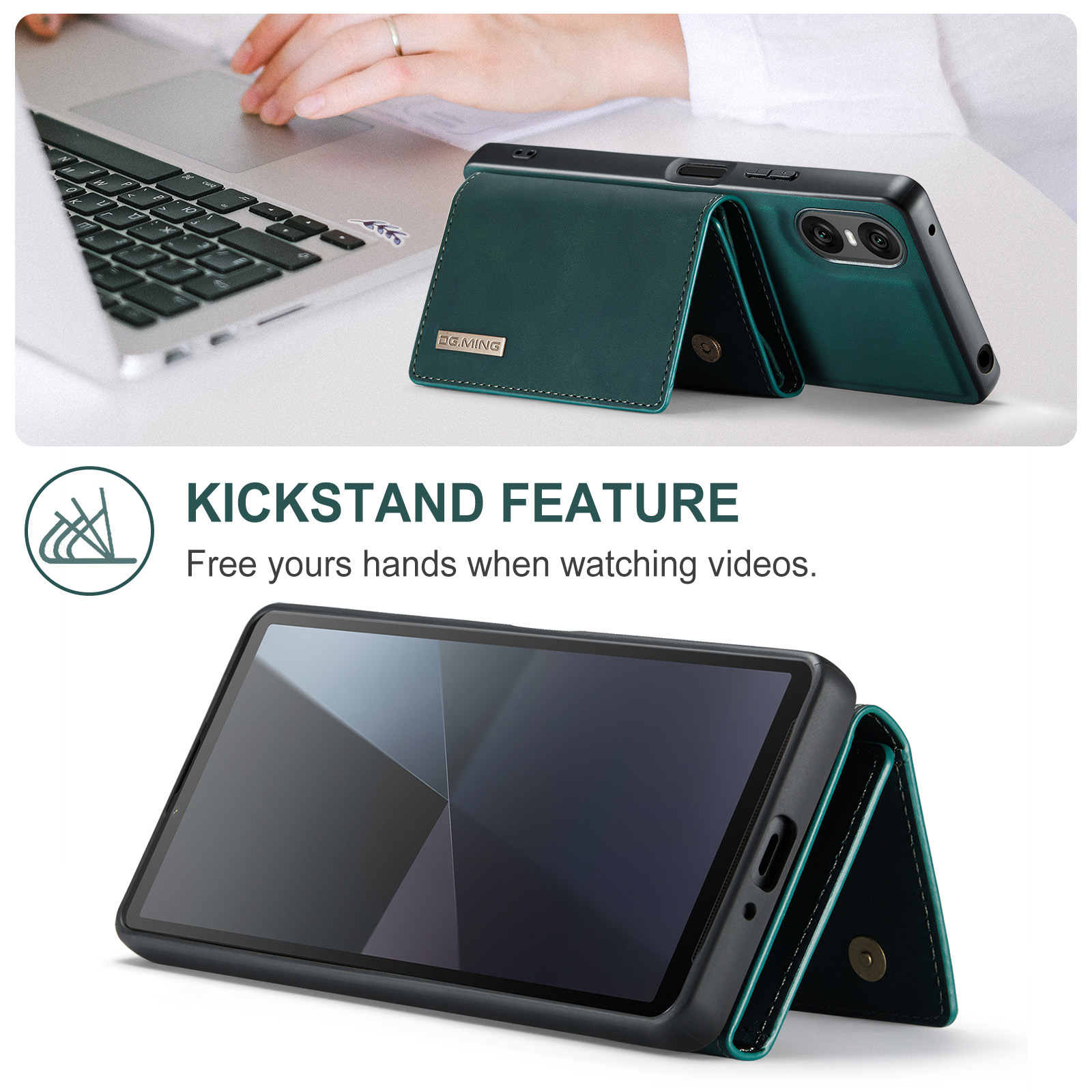 M1 for Sony Xperia 10 VI Protective Case Xperia 1VI Magnetic Split Wallet Phone Case 2024_voghion.com
