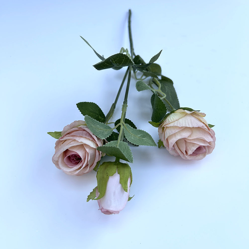 Artificial Rose Bouquet For Home Decor Elegant Table Flowers_voghion.com
