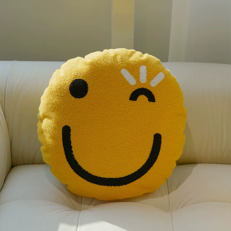 Fresh pillow, cream square small pillowcase solar-powered for bed, flowered