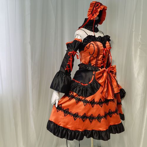 New Style Scaled Date Adventure Court Princess Dress Anime Halloween Costume Lolita Gothic