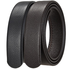 Top-layer cowhide belt strip with belt body, automatic buckle belt, waistband LY36-131