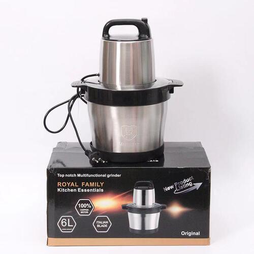6L Stainless steel Meat grinder blender household electric meat mincer