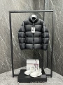 Citala bold logo down jacket in black