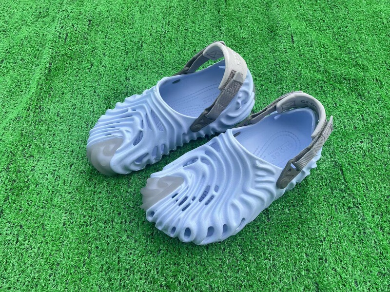 2026 New Model C Brand Collaboration Fingerprint Perforated Shoes Summer Sandals Men's Sports Breathable Slippers Women's Factory Direct Wholesale