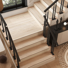 仿木纹楼梯踏步垫硅藻泥免洗可擦台阶地垫家用自粘阶梯式防滑地毯